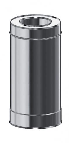 Rúra o180/280/250, hr. 0.6, nerez, trojplášť